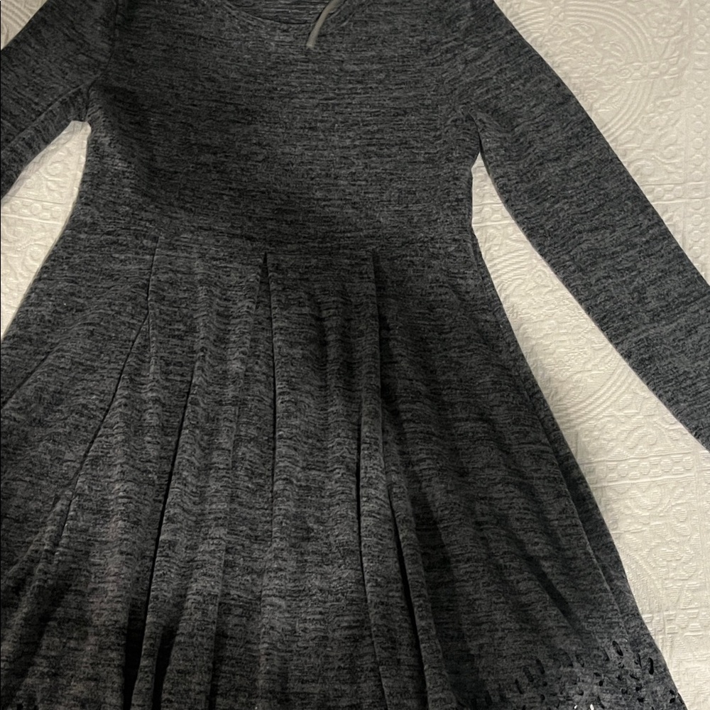 Charcoal Knit Dress
